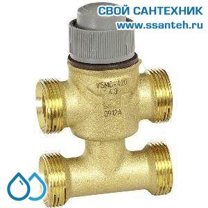 10095 Honeywell, VSOF-420-4.0 Клапан трехходовой с байпасом регулирующий резьбовой, PN16, DN20, Kvs 4.0, 2.5мм, 2…120 °C