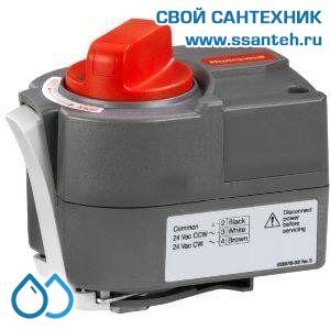 10435 Honeywell MVN663A1500 Электропривод для трехходовых поворотных клапанова, 230Vac, 1.5м кабель, STD адап