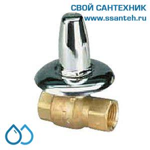 14640 HERZ 1220202 Кран шаровой для скрытой разводки 3/4"