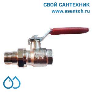 14699 HERZ Кран шаровой MODUL ВР-НР 1" длин ручка сталь амер PN16 ник