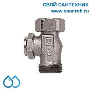 14832 HERZ 1304101 Клапан для отключения и слива радиатора, прямой, 3/4"(конус)-3/4"(ЕК), PN 10, 90°C