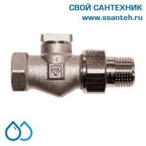 14864 HERZ 1372341 Клапан для отключения радиатора прямой, 1/2", Kvs 1,9 м3/час, PN 10 бар, 110°C