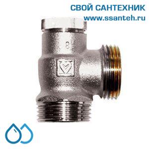 14869 HERZ, 1372437 Вентиль запорный RL-1 угловой 1/2" без соединителя н.р.