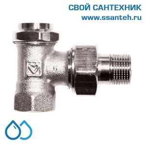 14903 HERZ 1392400 Клапан для отключения радиатора угловой, 3/8", Kvs 2,0 м3/час, PN 10 бар, 110°C, с гидравлической настройкой.