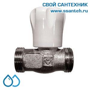 15338 HERZ, 1553701 Вентиль ручной GP 1/2" проходной без соединителя нр