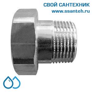 15372 HERZ, 1620903 Соединитель для резьбовых труб 1", штуцер, гайка, конус