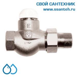 16177 HERZ 1772303 Клапан термостатический радиаторный прямой, 1", Kvs 5,1 м3/час, PN 10 бар, 120°C повышенной пропускной способности