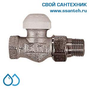 16189 HERZ 1772390 Клапан термостатический радиаторный прямой, 3/8", Kvs 0,85 м3/час, PN 10 бар, 120°C