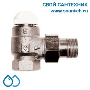 16197 HERZ 1772403 Клапан термостатический радиаторный угловой, 1", Kvs 5,1 м3/час, PN 10бар, 120°C повышенной пропускной способности