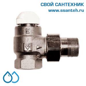 16198 HERZ 1772411 Клапан термостатический радиаторный угловой, 1/2", Kvs 5,1 м3/час, PN 10бар, 120°C повышенной пропускной способности