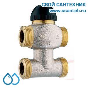 16286 HERZ 1776350 Клапан трехходовой смесительно-разделительный, DN10, 1/2", Кvs 0,4 байпас