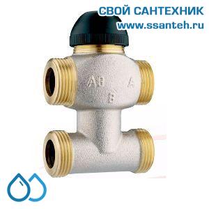 16290 HERZ 1776362 Клапан трехходовой смесительно-разделительный, DN20, 1", Кvs 5,0 байпас