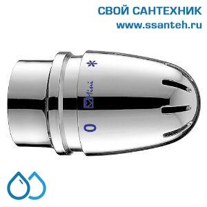 16563 HERZ, 1920141 RTL Термоголовка ограничитель температуры теплого пола "МИНИ" DE-LUXE, хром 25-60C