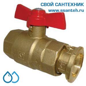 16649 HERZ 2211002 Кран шаровой с обратным клапаном, DN 20 PN 16