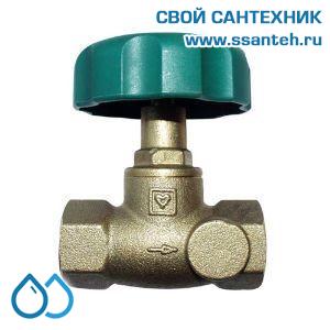 16741 HERZ, 2421544 Вентиль запорный Штремакс-АW, муфта, без слива, 1 1/4" 