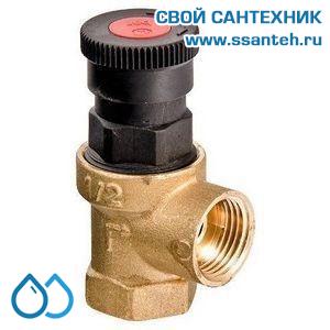 01759 VT.0490.G.0430 Клапан предохранительный сбросной для отопления, 1/2", 3 бар