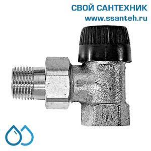 17984 Honeywell V2000EBB15 Клапан термостатический радиаторный угловой, 1/2", Kvs 0.62, Ру 10, 130 С