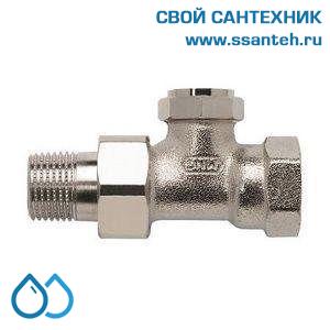 18020 Honeywell, V2420D0020 Клапан запорно-дренажный радиаторный прямой, 3/4", Kvs 1.50, Ру 10, 130С, с настройкой