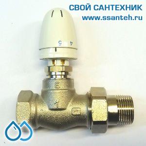 23632   TERMICUS T60V7723-25 Клапан регулятор для систем циркуляции горячей воды, 1", DN25, PN16,  +25...+60°С,  Kvs 5,0 м3/час
