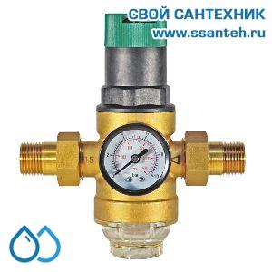 23660 AH R06-1/2C клапан понижения давления на холодную воду, DN15, PN16, 0...+40°C, Kvs=2,4м3/час, 1,5–6,0Бар
