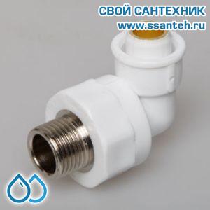 06177 PP-R Уголок НР 16х1/2" (30/180)