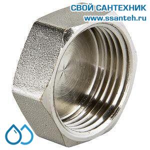 00815 Заглушка резьбовая латунная 3/4 ВР