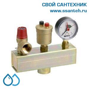 08449 WATTS Группа безопасности котла до 50 кВт, 1/2", 3 бар, KSG 30