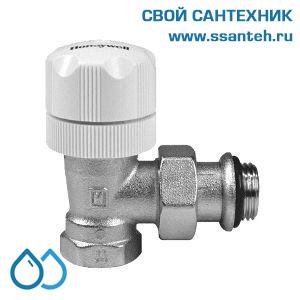 08631 Honeywell, V310EBB15 Клапан термостатический радиаторный угловой, 1/2", Kvs 0,59, Ру 10, 120С